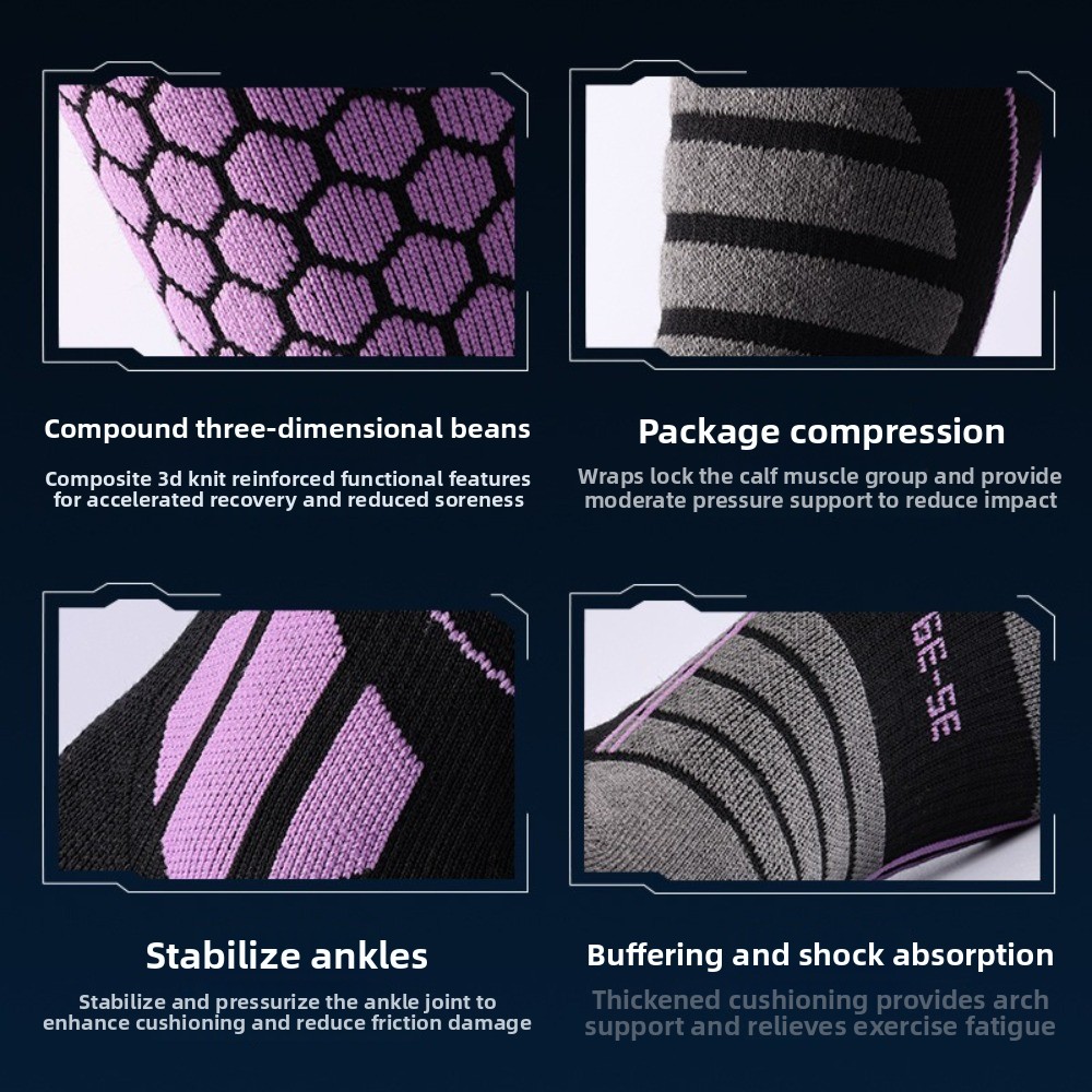 New Thickened Ski Socks Breath - Thermal Sock Winter avaliação e preço