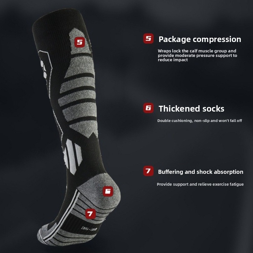 New Thickened Ski Socks Breath - Thermal Sock Winter avaliação e preço