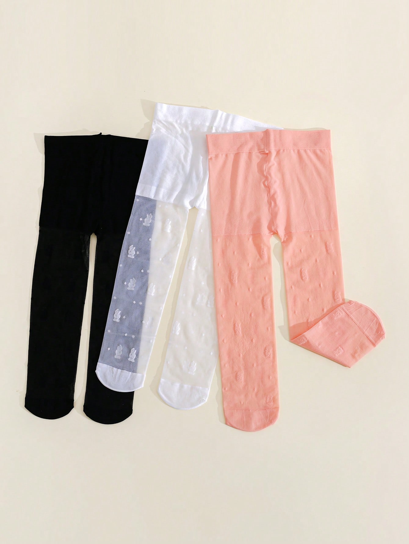 3Pack Toddler Girl Rabbit Prin - Tights Pantyhose Sheer avaliação e preço