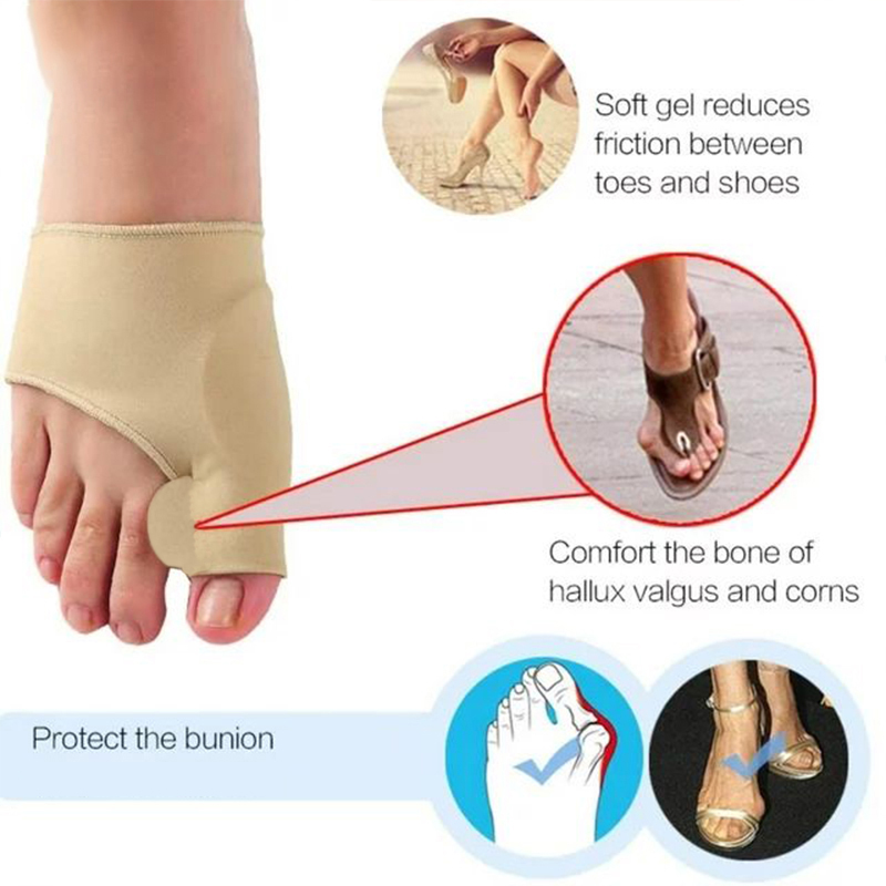 QIWU 1pairToes Corrector Big T - Ankle Brace Sock avaliação e preço
