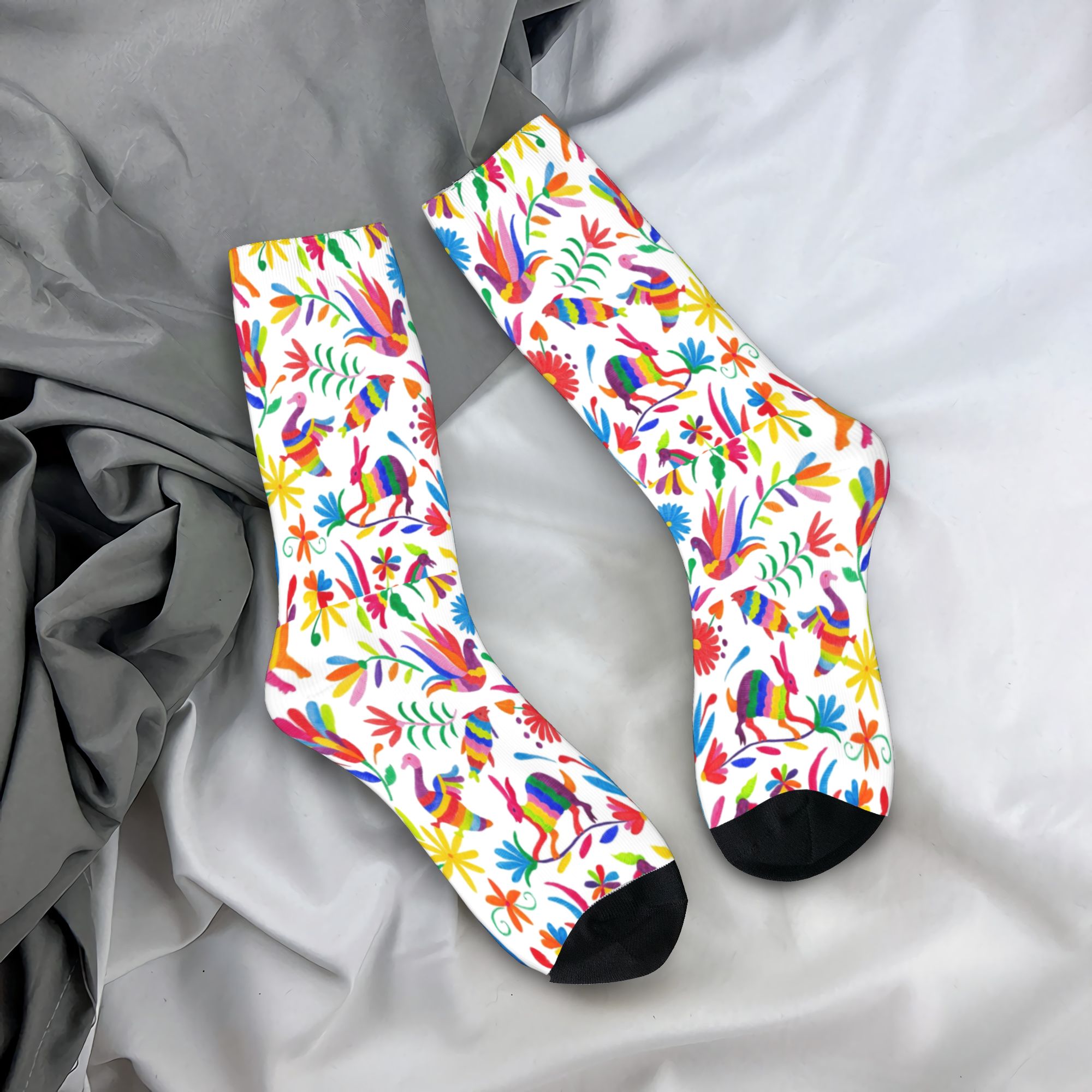 Custom Otomi Folk Mexican Art  - Dress Sock Men avaliação e preço
