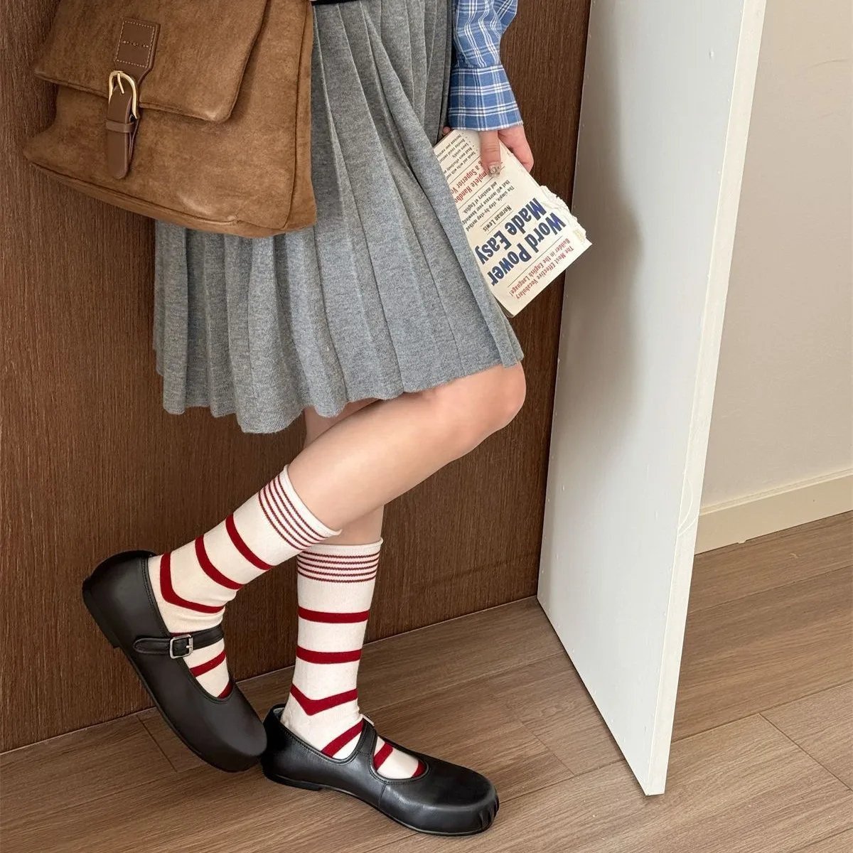 Korean Winter Striped Wool Sil - Silk Sock Bamboo avaliação e preço