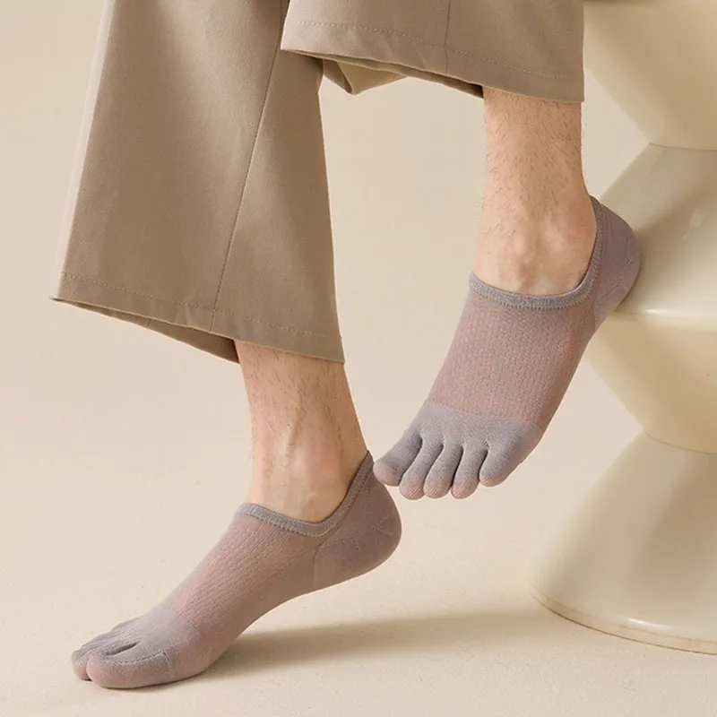 5 Pairs Man Summer Thin Toe So - Ankle Sock Low Cut avaliação e preço