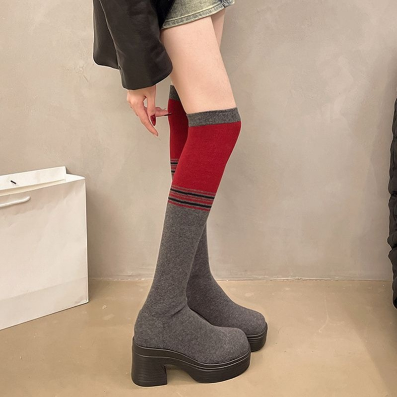 Korean Style Women 2025 Autumn - Knee High Sock Women avaliação e preço