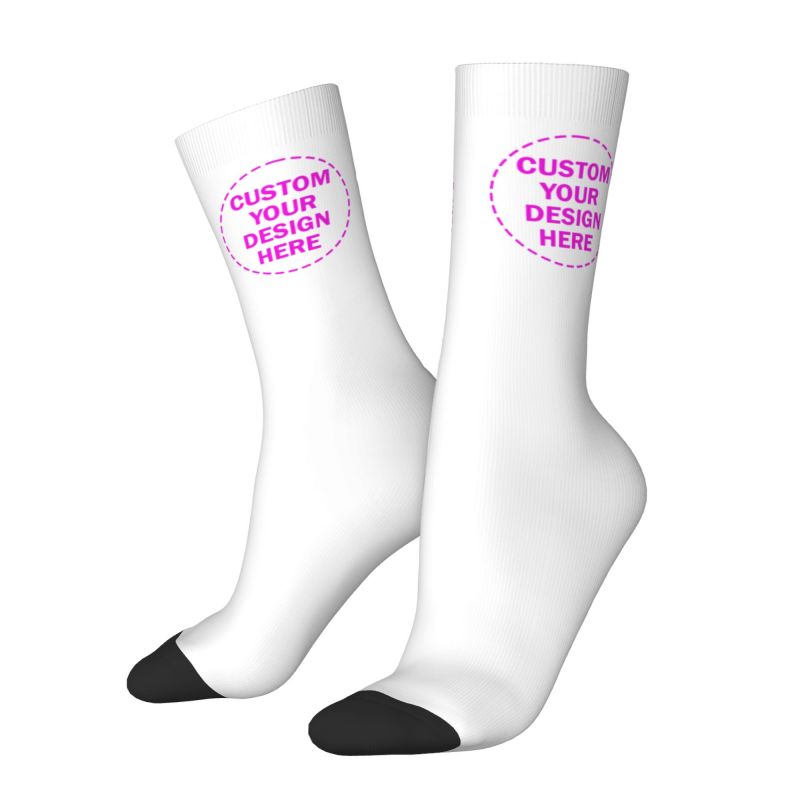 Personalize Custom Photo Logo  - Dress Sock Men avaliação e preço