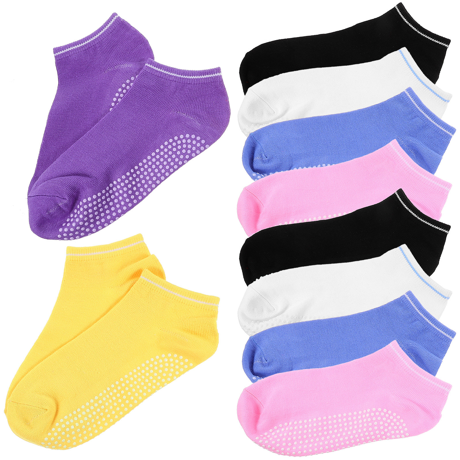 6Pairs Breathable Anti-Slip Yo - Grip Sock Yoga avaliação e preço