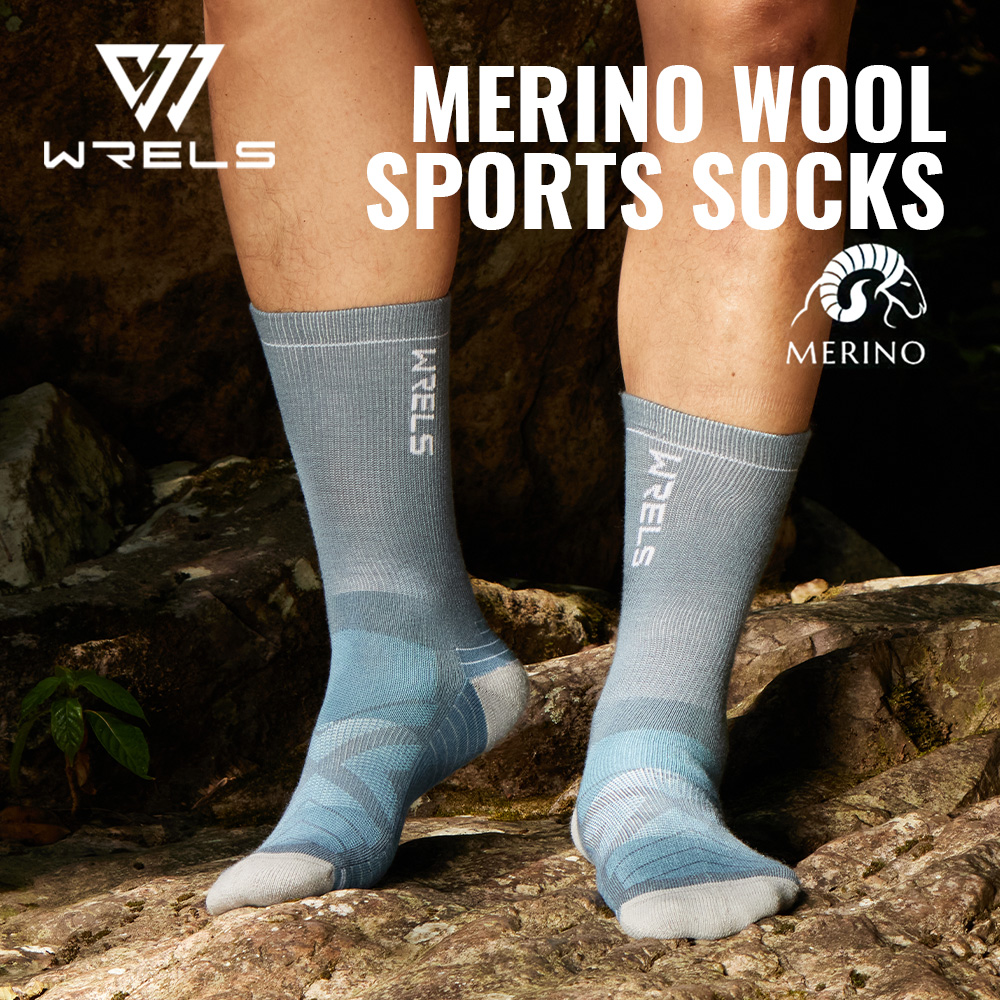 WRELS 1/2/3 Merino Wool Socks  - Wool Hiking Sock avaliação e preço