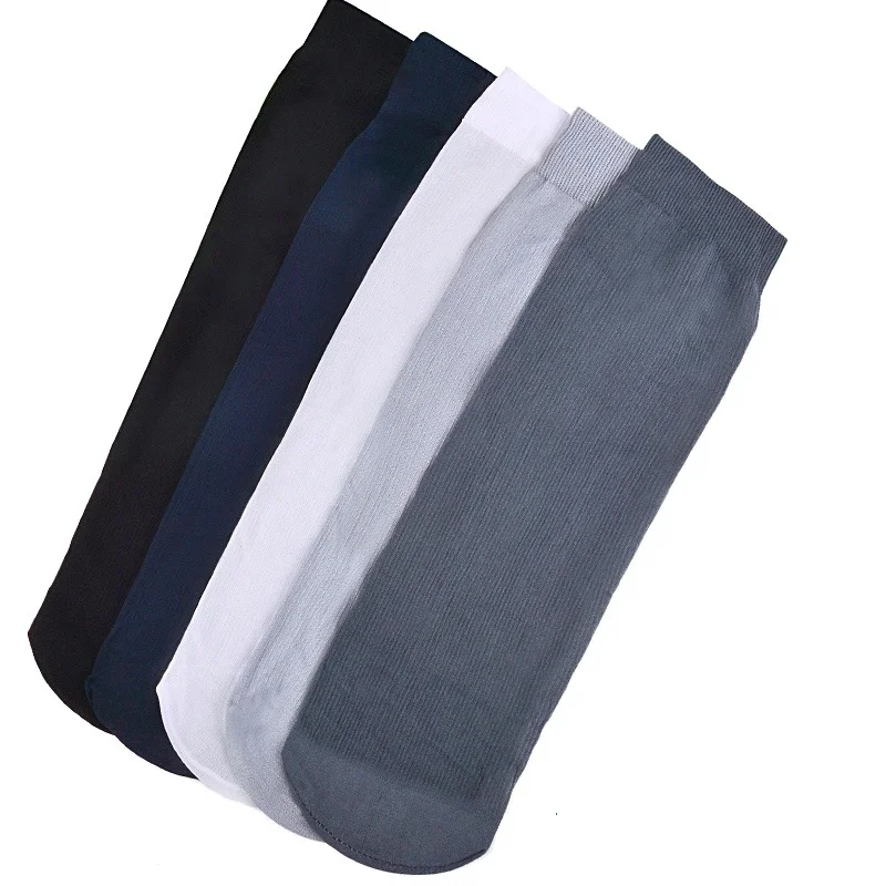 10Pairs Men Socks Summer Ultra - Silk Sock Bamboo avaliação e preço