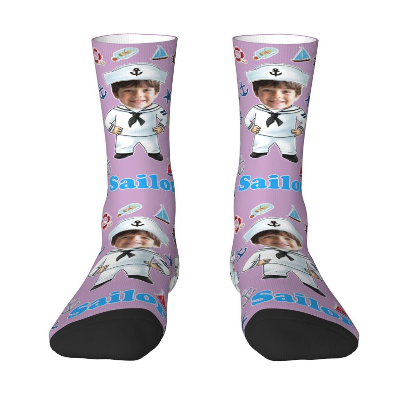 Funny Sailor Nautical Captain  - Dress Sock Men avaliação e preço