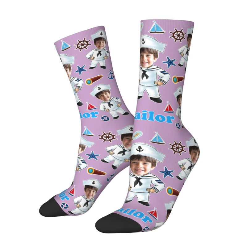 Funny Sailor Nautical Captain  - Dress Sock Men avaliação e preço