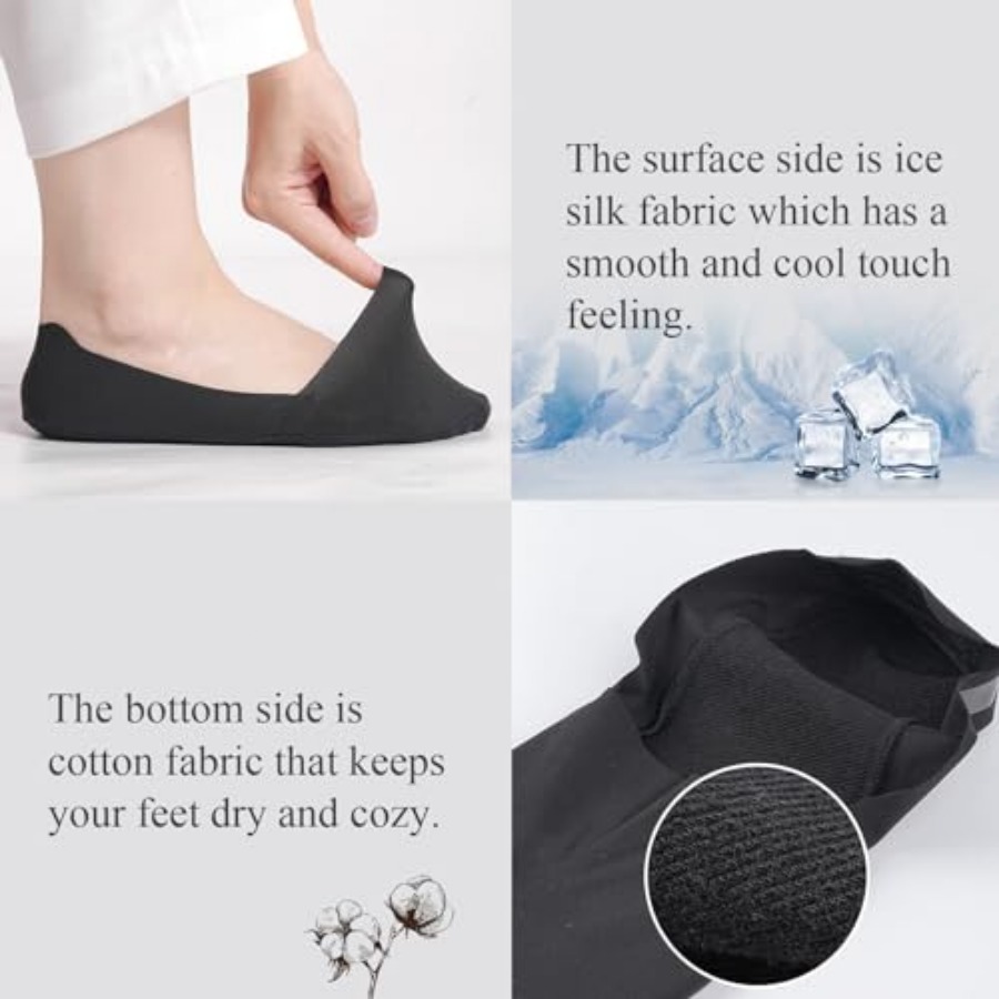 floconssy No Show Socks Womens - Invisibility Sock Loafer avaliação e preço