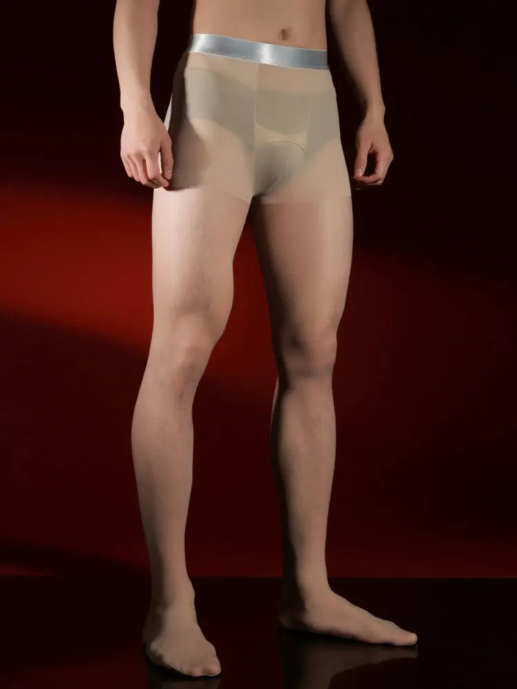 Sexy Men Traceless Silver Wais - Tights Pantyhose Sheer avaliação e preço