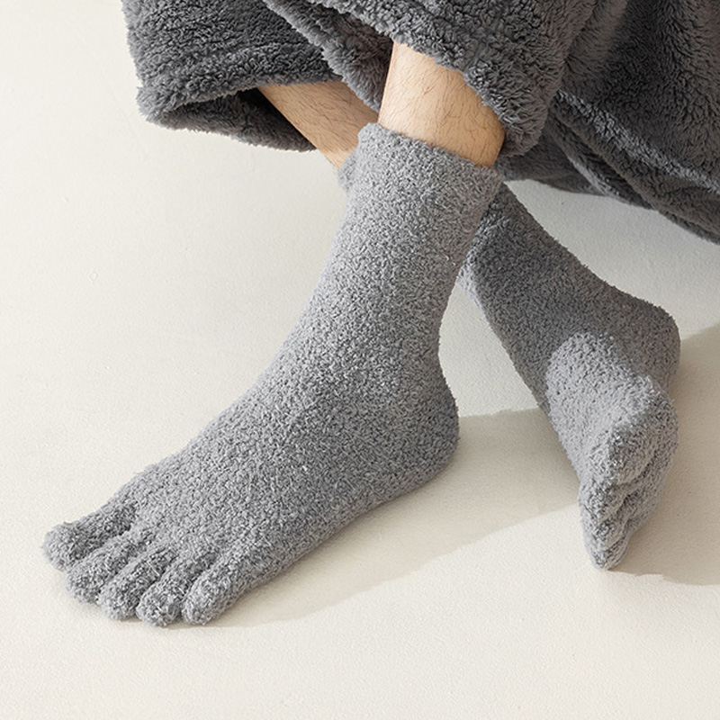 1/5 Pairs Mans Thermal Toe Soc - Thermal Sock Winter avaliação e preço