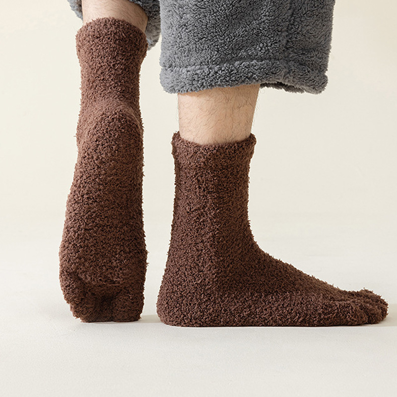 1/5 Pairs Mans Thermal Toe Soc - Thermal Sock Winter avaliação e preço