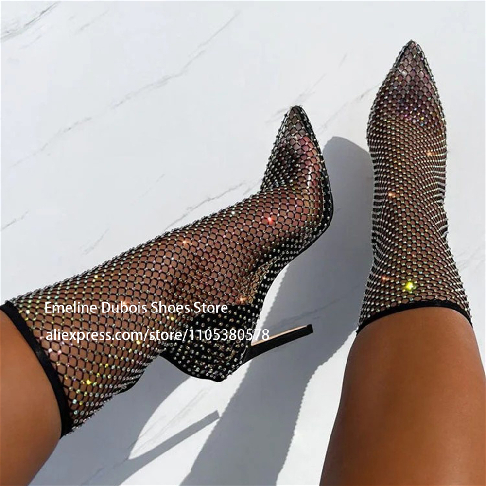 Rhinestones Fishnet Stocking S - Fishnet Stocking Women avaliação e preço